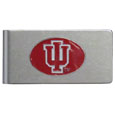 Indiana Hoosiers Brushed Metal Money Clip
